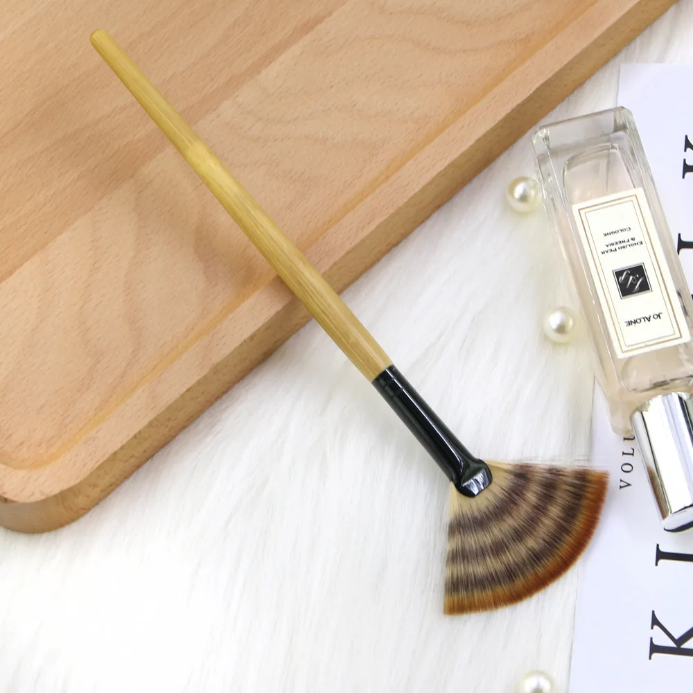 Новая одинарная кисть для смешивания/контура/щек румяна пудра мягкая кисточка