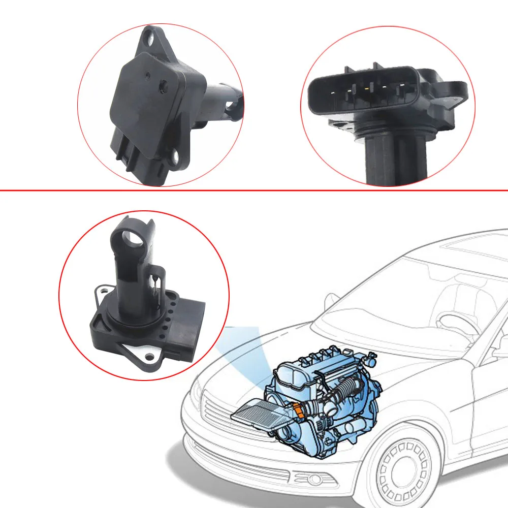 Датчик расхода воздуха MAF для Toyota Camry Corolla RAV4 Yaris Highlander Prius Scion 1ZZ 1NZ 2AZ 22204-22010 2220422010