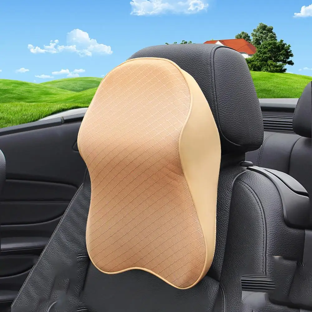 Фото Подголовник автомобильного сиденья из пены с эффектом памяти удобные опоры для