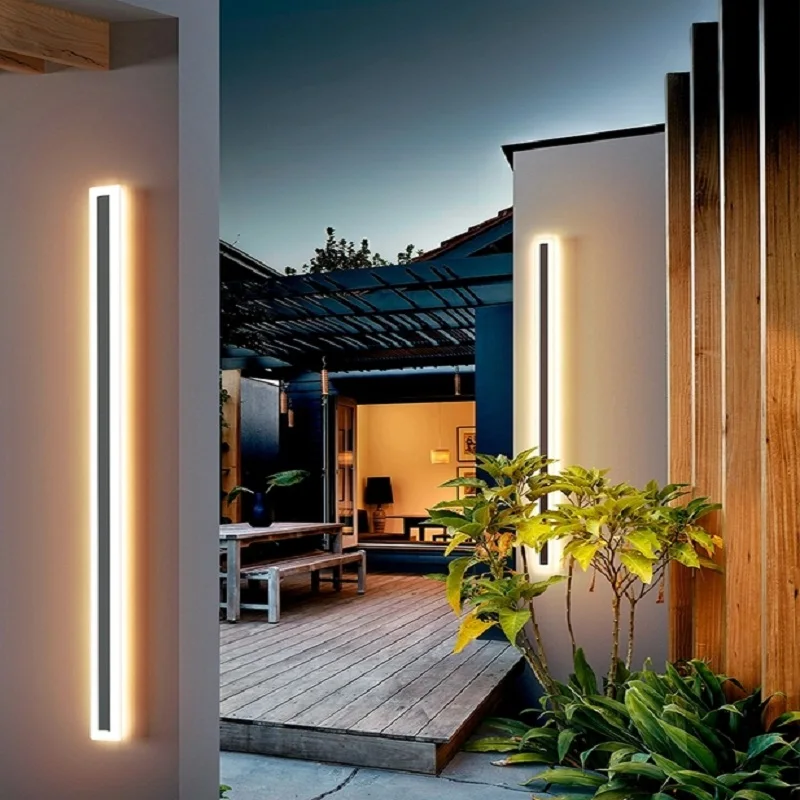 Водонепроницсветодиодный светодиодная настенная лампа ip68 уличный светильник