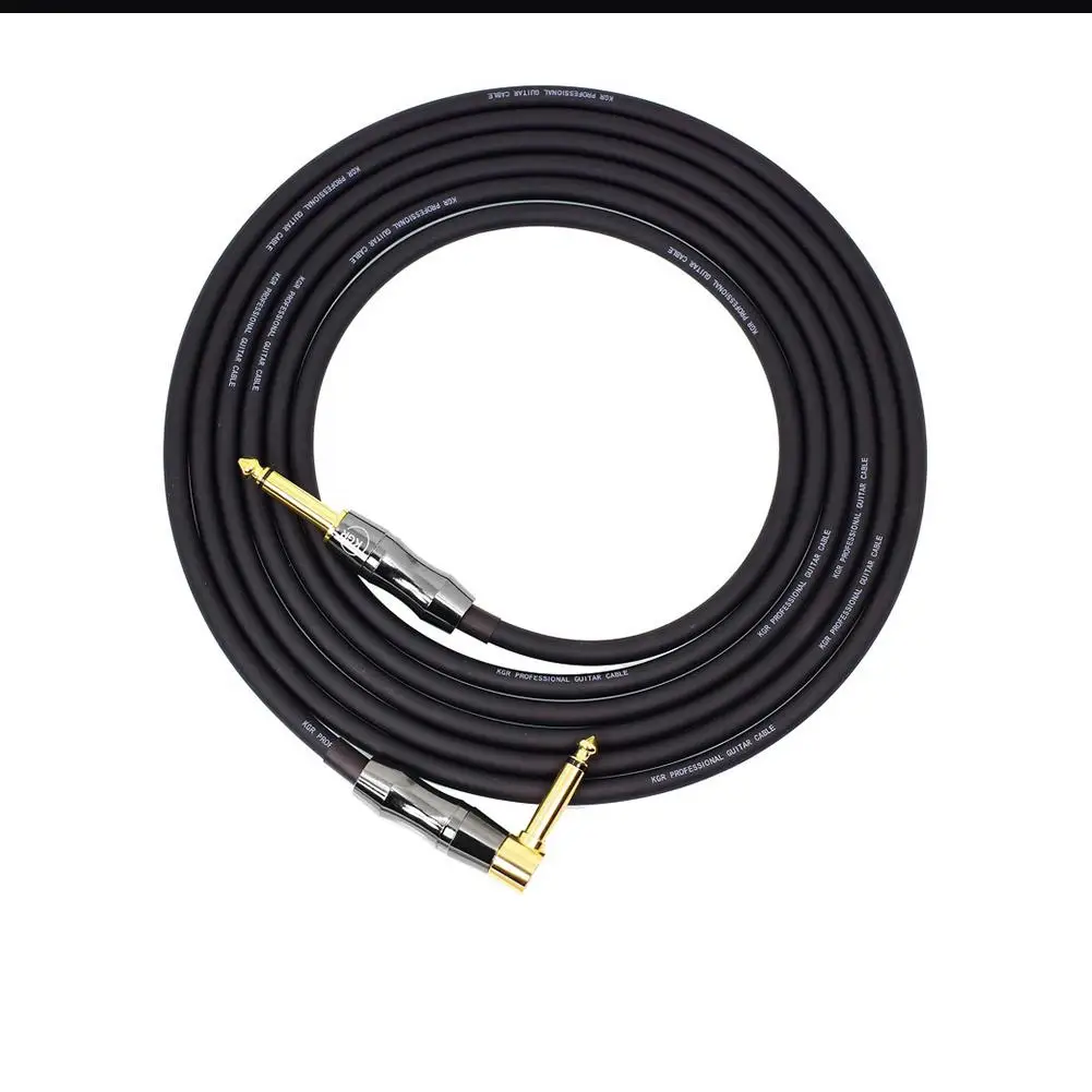 

Guitar Audio Cable Connecting Line Electric Guitar Bass Piano Keyboard Drum Instrument Noise Reduction Shield Guitar Wire 20AWG
