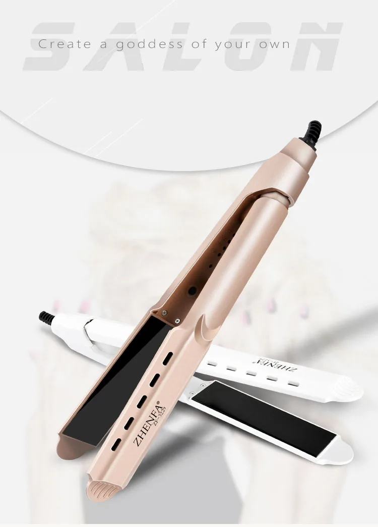 

New Lazy Hair Straightener Anion Hair Straightener PTC Heating Curly Hair Straightening Dual-use Styling Tool