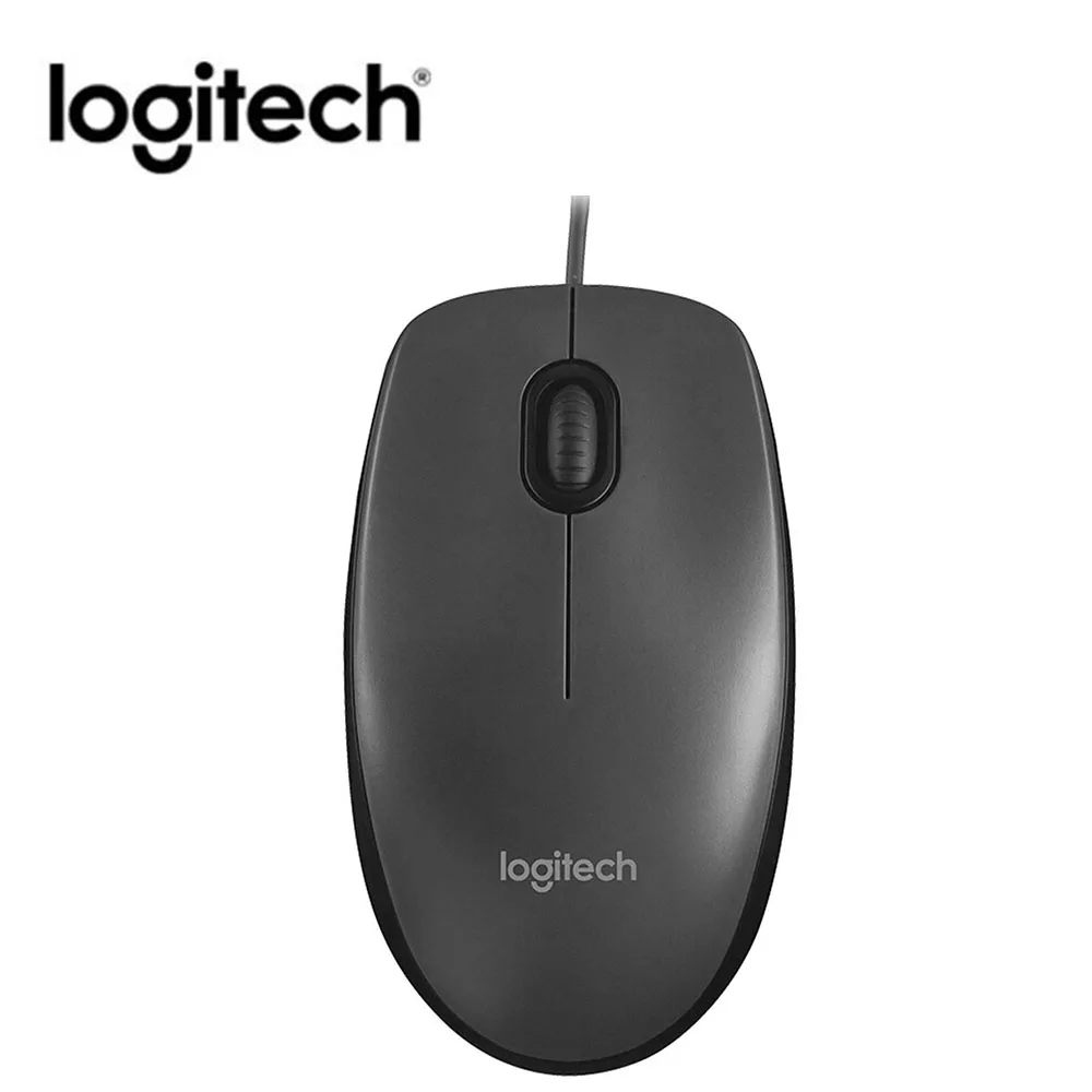 Проводная USB мышь logitech M90, эргономичный дизайн, оптическая мышь для ноутбука, настольного ПК, оптическая игровая офисная мышь, мыши для компьютера