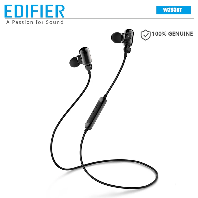 Беспроводные наушники EDIFIER W293BT с шумоподавлением Bluetooth v4.1 спортивная Гарнитура