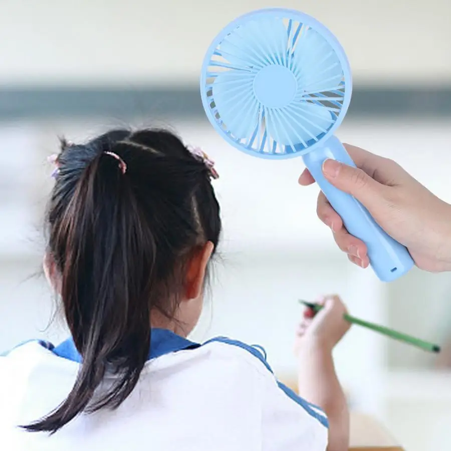 Портативный Компактный переносной настольный мини вентилятор двойного