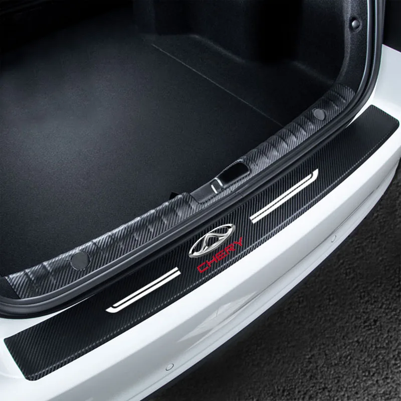 

1pcs Car trunk protective stickers wear-resistant rubber anti-scratch stickers For CHERY TIGGO 3 4 5 7 PRO 8 Protector Decals