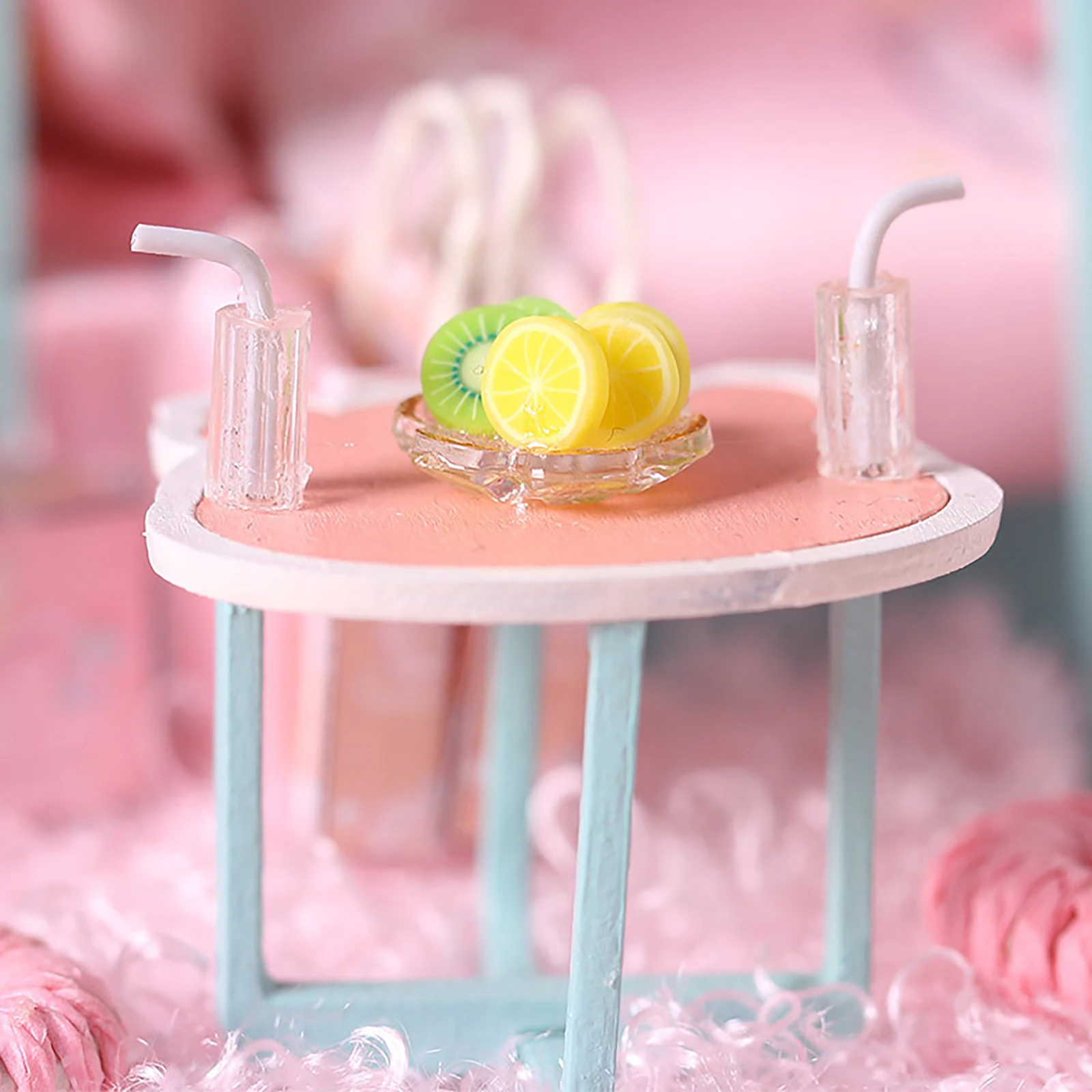 

Doll House Piggy Home Doll House Miniatures Arts and Crafts DIY Kits for Kids Doll House Furniture for Dolls Gifts for Girls