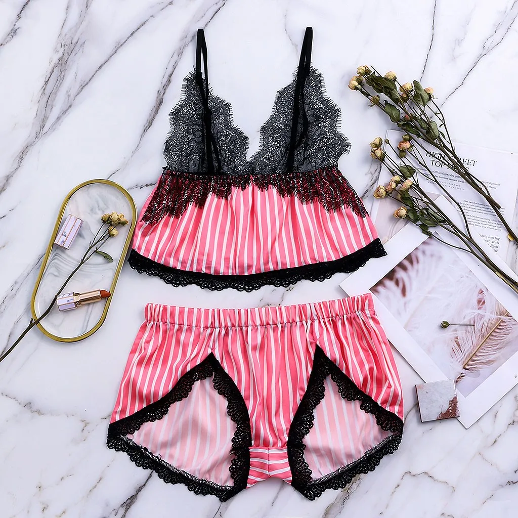 Новое сексуальное кружевное белье шелковое нижнее атласная ночная рубашка