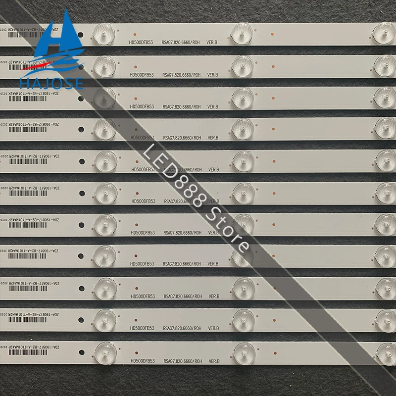 Светодиодный ленты 5 светодиодный s для Hisense 50 ''ТВ SVH500A24 HD500DF-B53 HD500DF-B54 RSAG7.820.6660
