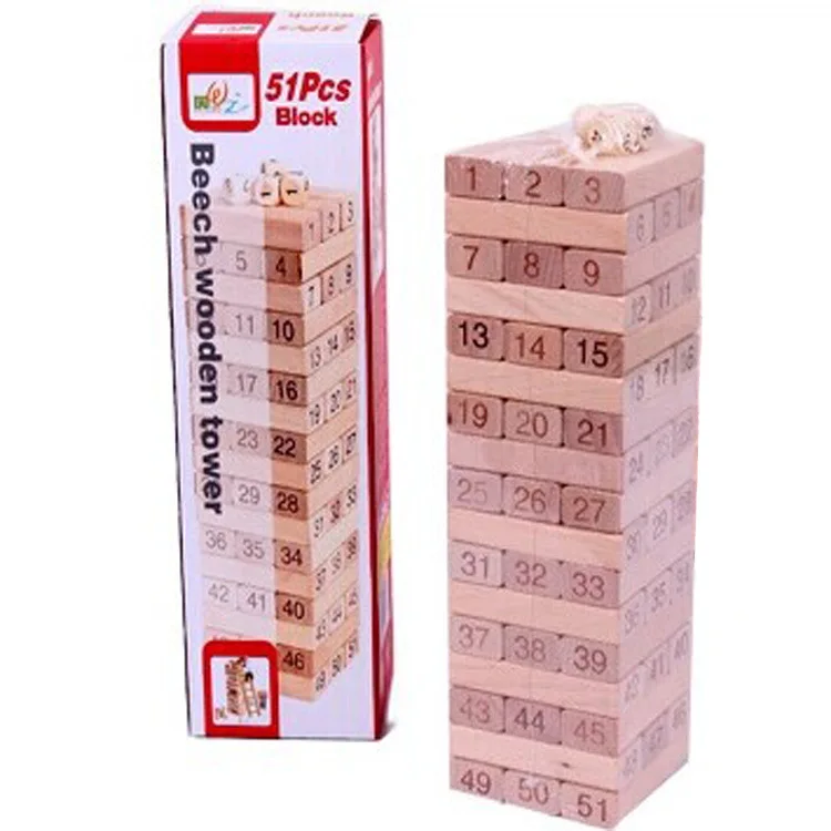 Монтессори детские игрушки деревянные фигурки домино дерево кубики для обучения