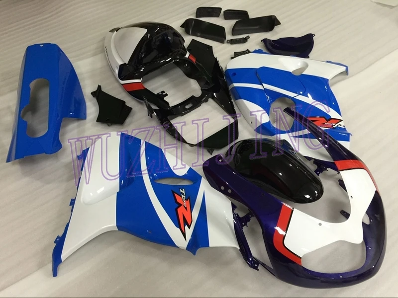 Пластиковые обтекатели TL 1000R 2002 Обтекатели TL1000R 99 01 синий белый обтекатель Abs для