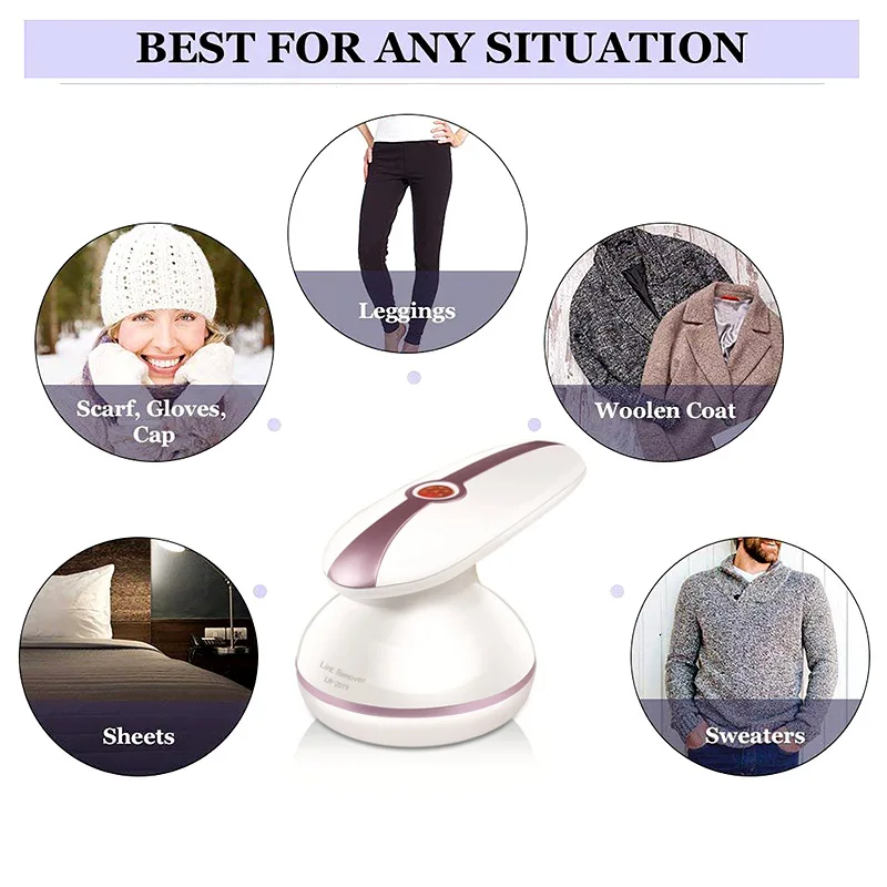 Электробритва для удаления ворса машинка катышков одежды с USB|Липкие ролики и