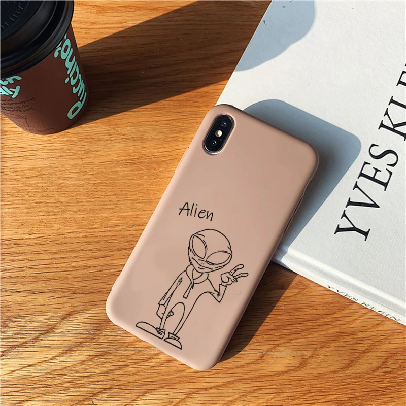 Чехол Alien для Samsung Galaxy S10 S9 S8 S7 S6 Plus Lite edge Мягкая силиконовая задняя крышка телефона