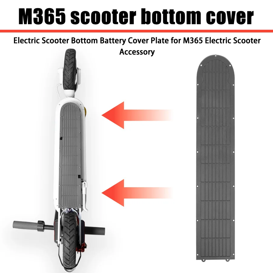 

For Xiaomi M365 Electric Scooter Silicone Foot Pad 17PC Screws Bottom Battery Cover Combination Set Battery Bottom Plate Parts