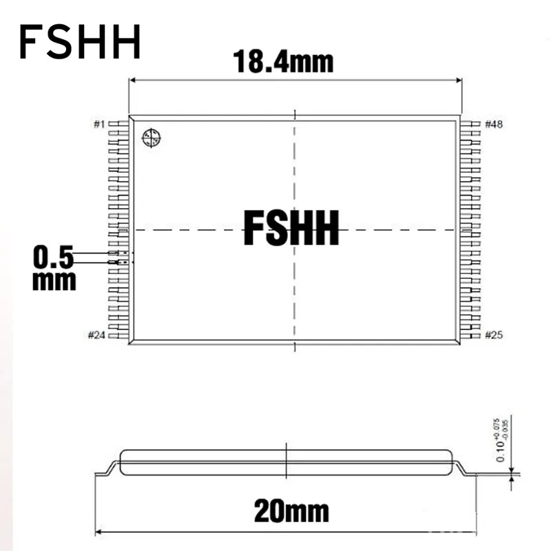 New SA247-B005 TSOP48-DIP48 (OTS-48-0.5-01/02/03) adapter IC Test Socke TSOP48 Programmer adapter