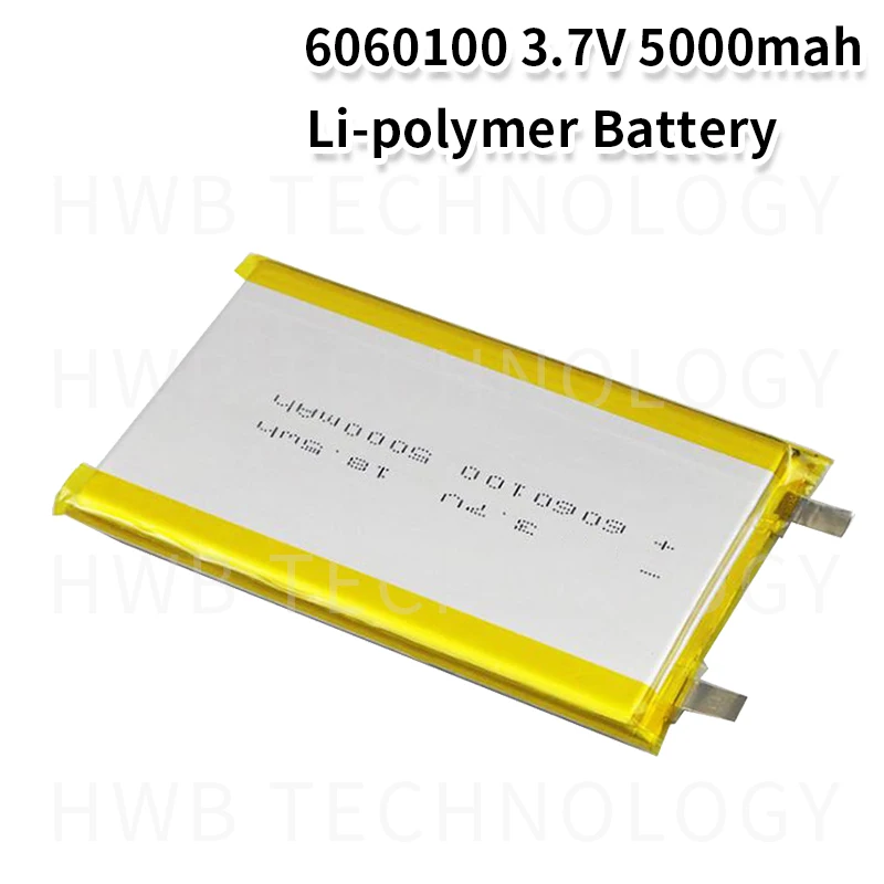 6060100 3,7 V 5000mAh литий-полимерные аккумуляторы литий-полимерные батареи для цифровых продуктов