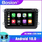 Автомобильный DVD-плеер 8 дюймов 2din android 10 для Volkswagen GOLF 5 6 POLO PASSAT CC TIGUAN TOURAN EOS SHARAN SCIROCCO TRANSPORTER T5 CADDY