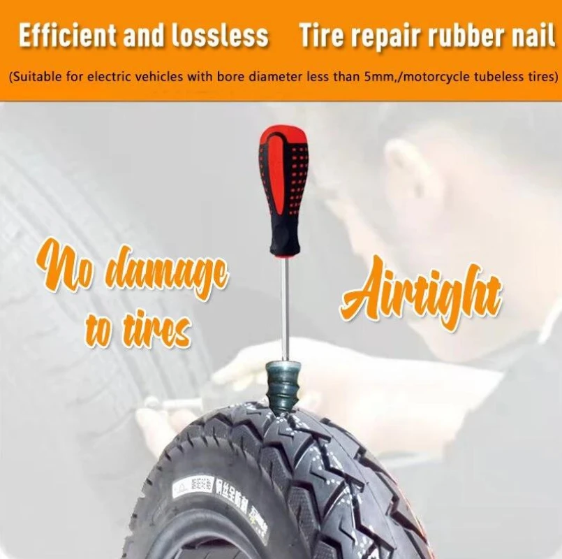 

10Pcs Large/Small Vacuum Tyre Repair Nail For Car Trucks Motorcycle Scooter Bike Repair Tubeless Rubber Nails Dropshipping