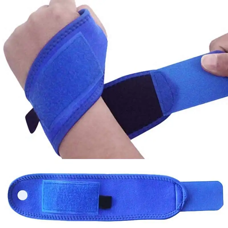 

Полиэстер наручные Защитная повязка бандаж Поддержка тренажерный зал ремень Магнитный карпальный тоннельный растяжения напряжения Защит...