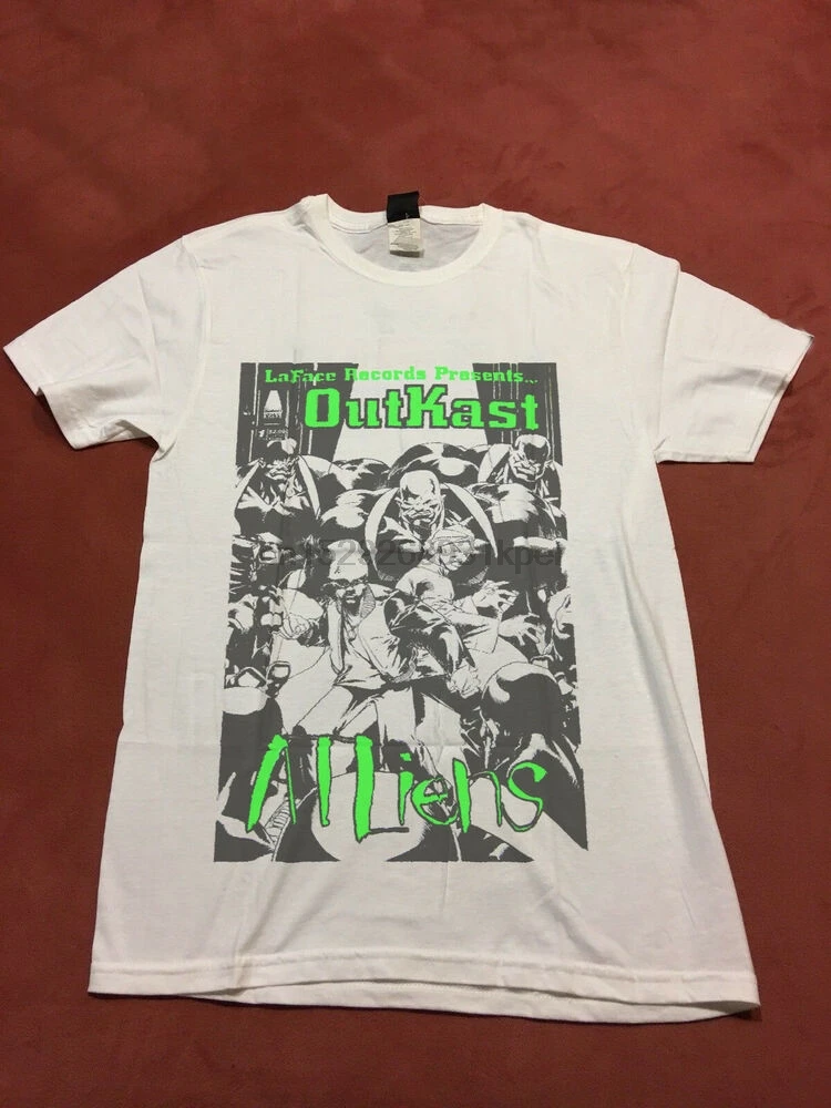 

1996 Outkast Atliens Laface Records Promo Rap T-Shirt Vintage 90S Hip Hop