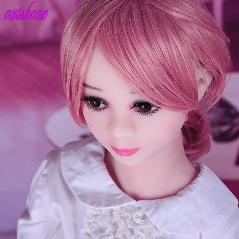 Бесплатная доставка 100 см плоская грудь маленькая юная кукла мини секс куклы с