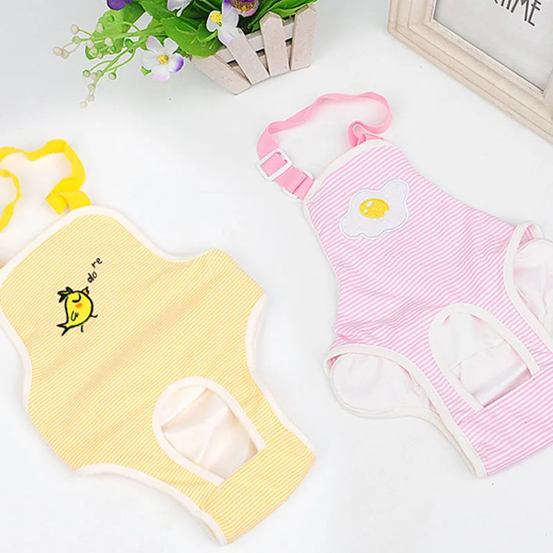 

Cute Pet Dog Physiological Pants Pet Jumpsuit Diaper Sanitary Girl Dog Shorts Puppy Panties Menstruation For Chihuahua Underwear