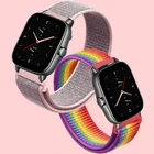 Ремешок нейлоновый для Amazfit GTS 2 2e, спортивный браслет-петля для GTS2 Mini GTR 42 мм 47 мм GTR2 2e huami, ремешок для Amazfit bip 20 мм 22 мм