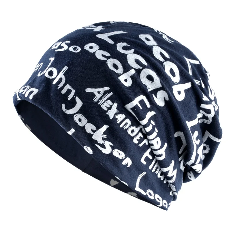 

Fashion Hip Hop Letter Beanies Men Women Soft Cotton Spring Autumn Outdoor Casual Skullies Bonnet Unisex Gorras