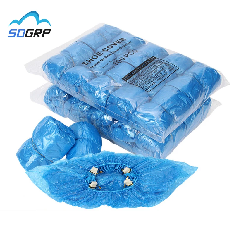 

PE Disposable Shoe Cover Non-Slip Waterproof Wear-Resistant Home Hotel Office Automatic Shoe Cover Machine Dedicated Boot Covers