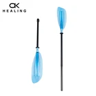 Лопатка 2 в 1, надувная лопатка из прозрачного голубого поликарбоната, для каноэ, лодки, аксессуары для серфинга