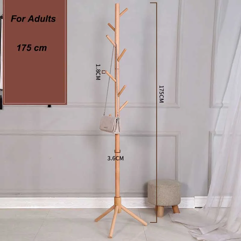 Напольная вешалка для пальто креативная современная домашняя мебель из Букового