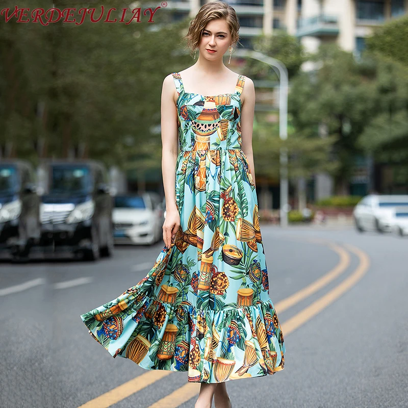 Платье женское демисезонное на тонких бретельках с юбкой годе|Женские платья| |