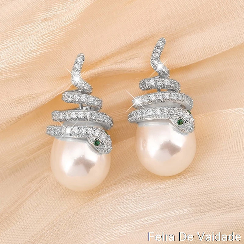 2021 новые серьги-гвоздики в стиле панк с искусственным жемчугом для женщин милые