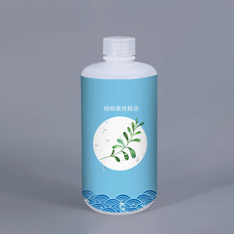 Пустая круглая пластиковая бутылка 500 мл многоразовая из полиэтилена повышенной