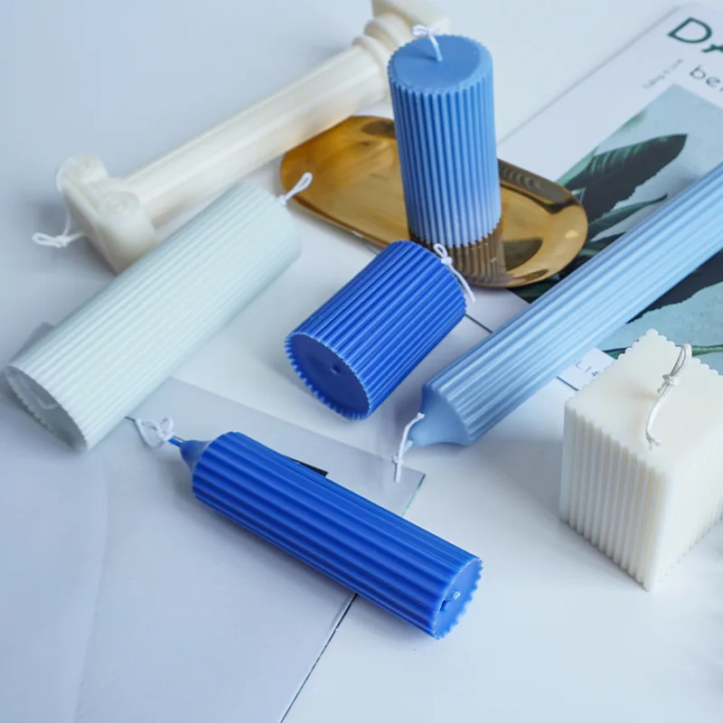 

New Acrylic Candle Mold 3d Mold Columnar Soap Mold Cake Mold Aromatherapy Candle Mold candle making kit body mold candle making