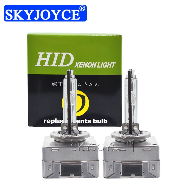 SKYJOYCE AC 35 Вт 55 ксеноновая D1S D3S HID лампа 4300K 5000K 6000K 8000K 10000K металлическая Базовая