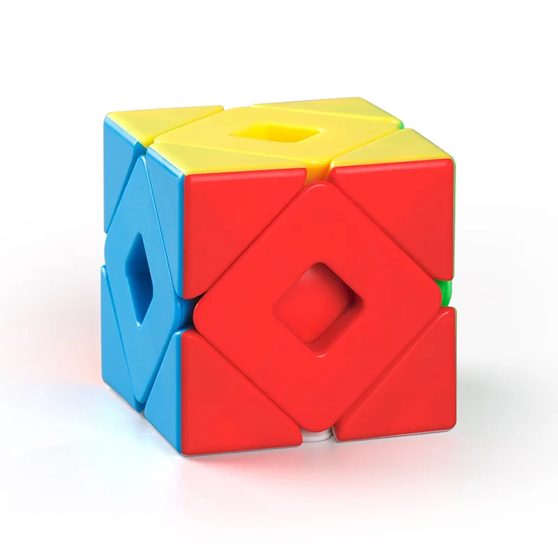 

MoYu 3x3x3 Meilong волшебный твист куб без наклеек двойной скошенный головоломка профессиональные скоростные кубики обучающие игрушки для студент...