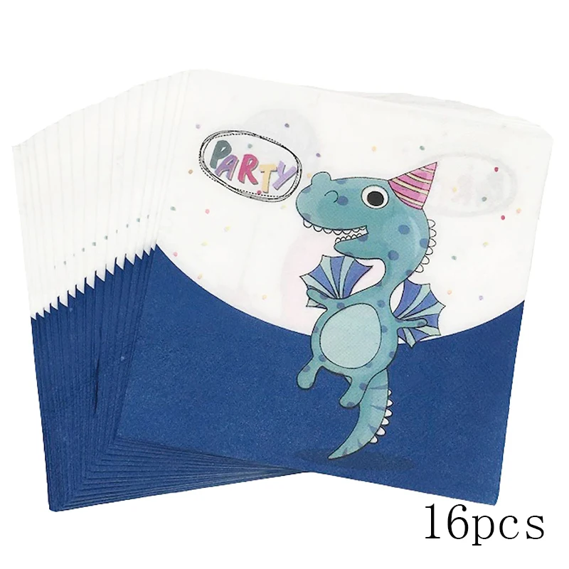 Одноразовая посуда с рисунком динозавра украшение для дня рождения детские