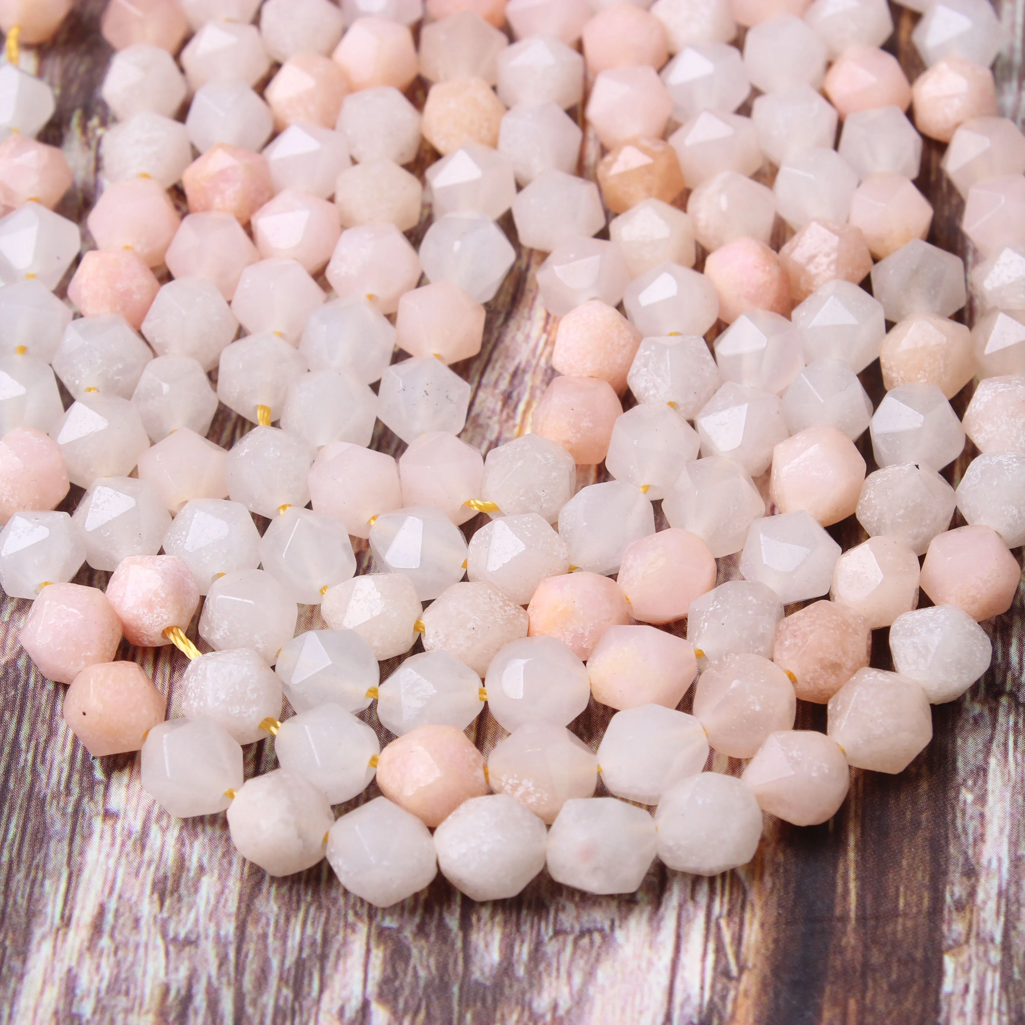

Fashion jewelry natural gem universal cutting stone bead 8mm DIY bracelet necklace and accessories