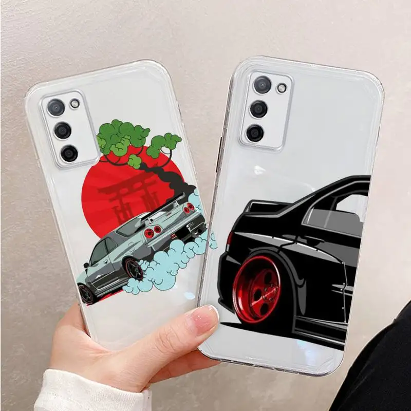 

Sports Cars Male Men Phone Case For Xiaomi Mi 11 Ultra Lite 10 Redmi Note 9 8 7 9a K30S K40 Pro Transparent Coque