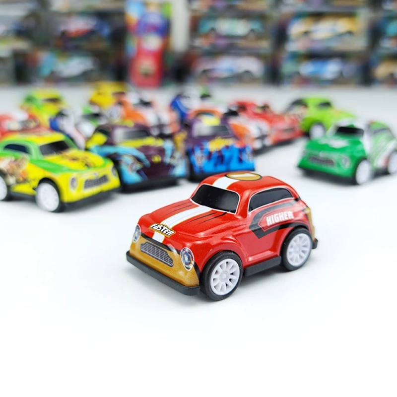

11XE Mini 3Pcs/Set Inertial Random Color Toy Cars, Alloy Plastic Pull Back Model Car for Kids Toddlers Birthday Party