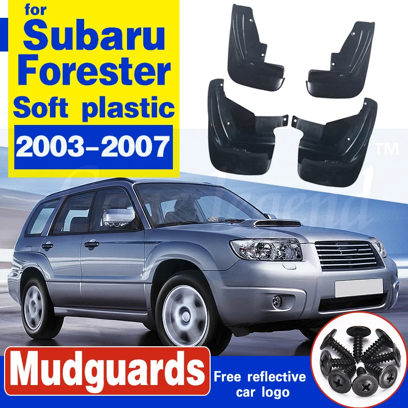 Voor Subaru Forester Sg 2003 ~ 2007 Auto Spatlap 4x Spatborden Fender Styling Accessoires Upgrade Guard Mud Flap Splash Bescherming