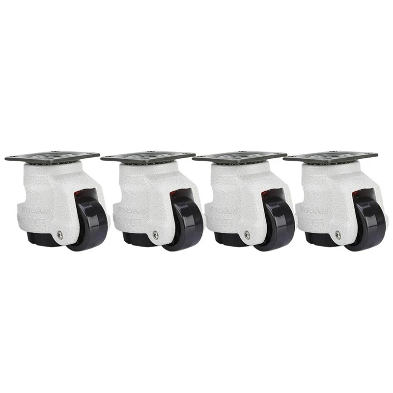 4 Pcs Retractable Leveling Casters Industrial Machine Swivel Caster Castor Wheel for Office Chair Trolley 330 Lbs Capacity GD-40 |