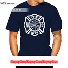 Новинка 2019, популярная мужская модная футболка от известного бренда с круглым воротником, футболка с графическим принтом для пожарного, пожарного отделения, спасения
