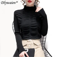 knitted stretch sweater 2020 pullovers tops women casual clothes sweater female winter jumper pull femme 2020 black new ladies