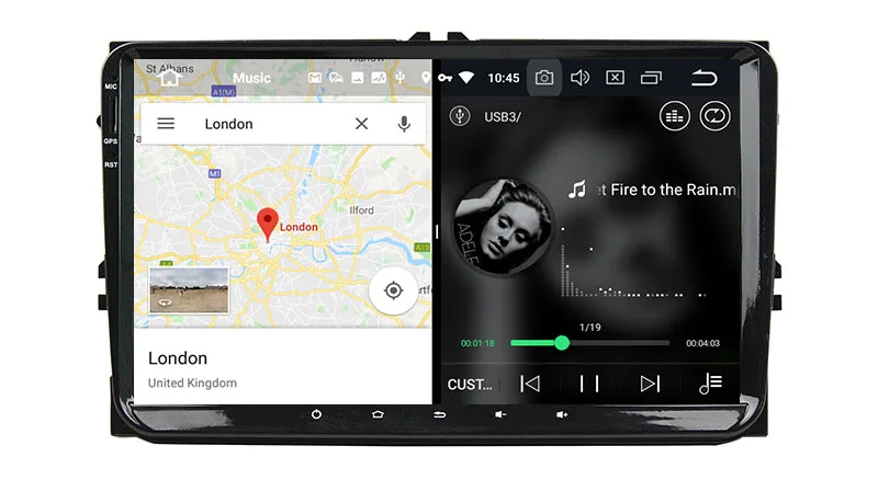 Belsee 2 Din Android 9,0 Автомобильный мультимедийный радио плеер Navi для Volkswagen Golf Passat Tiguan Amarok CC Beetle Polo Sharan Caddy SEAT