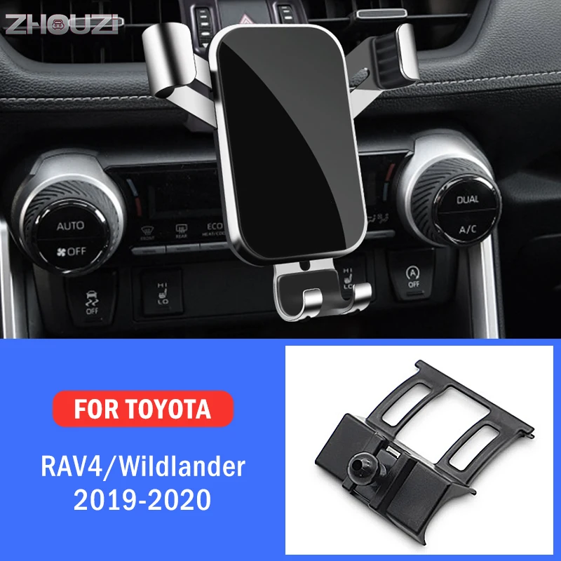 

Car Mobile Phone Holder Special Mounts Stand GPS Gravity Navigation Bracket For Toyota Rav4 Wildlander 2019 2020 Car Accessories
