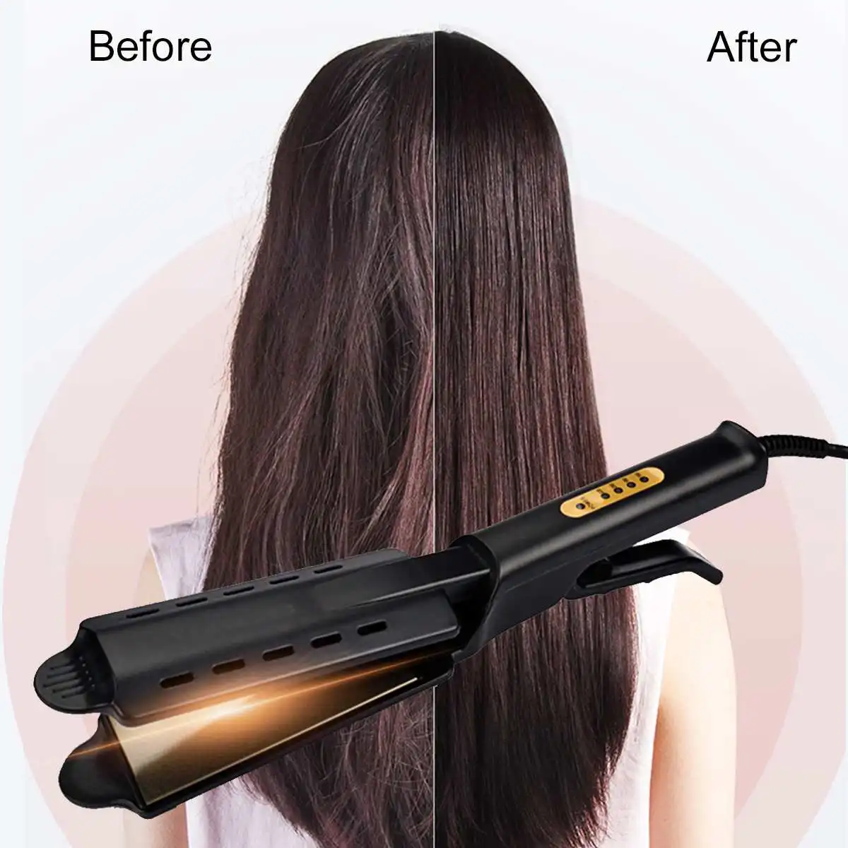 Выпрямитель для волос керамический турмалиновый выпрямитель с 4 режимами