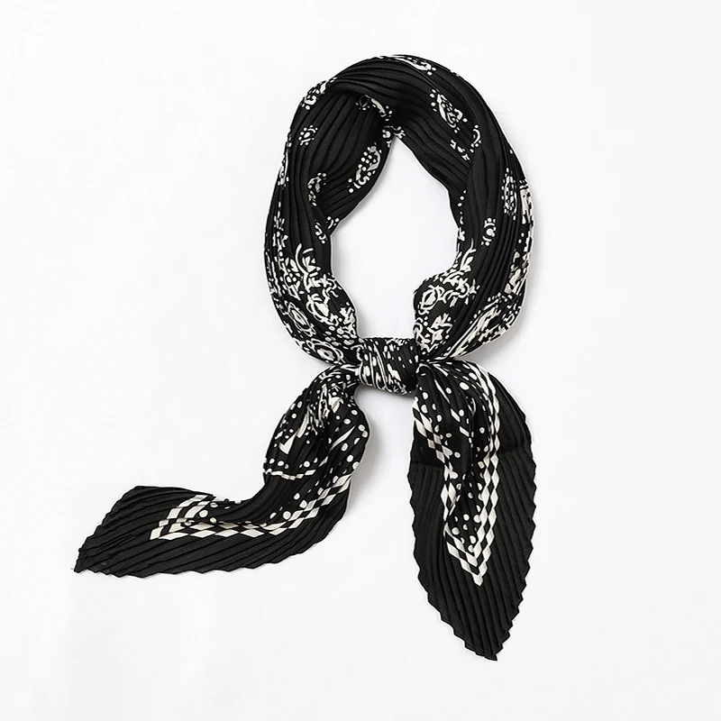 Классический принт пейсли шелковый шарф Для женщин Элегантный шейный платок