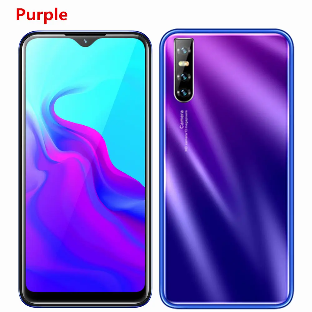 A90 19:9 HD water drop screen 6.26" smartphones Quad core 4GB RAM 64GB ROM 13MP Android celulares face ID unlocked mobile phones